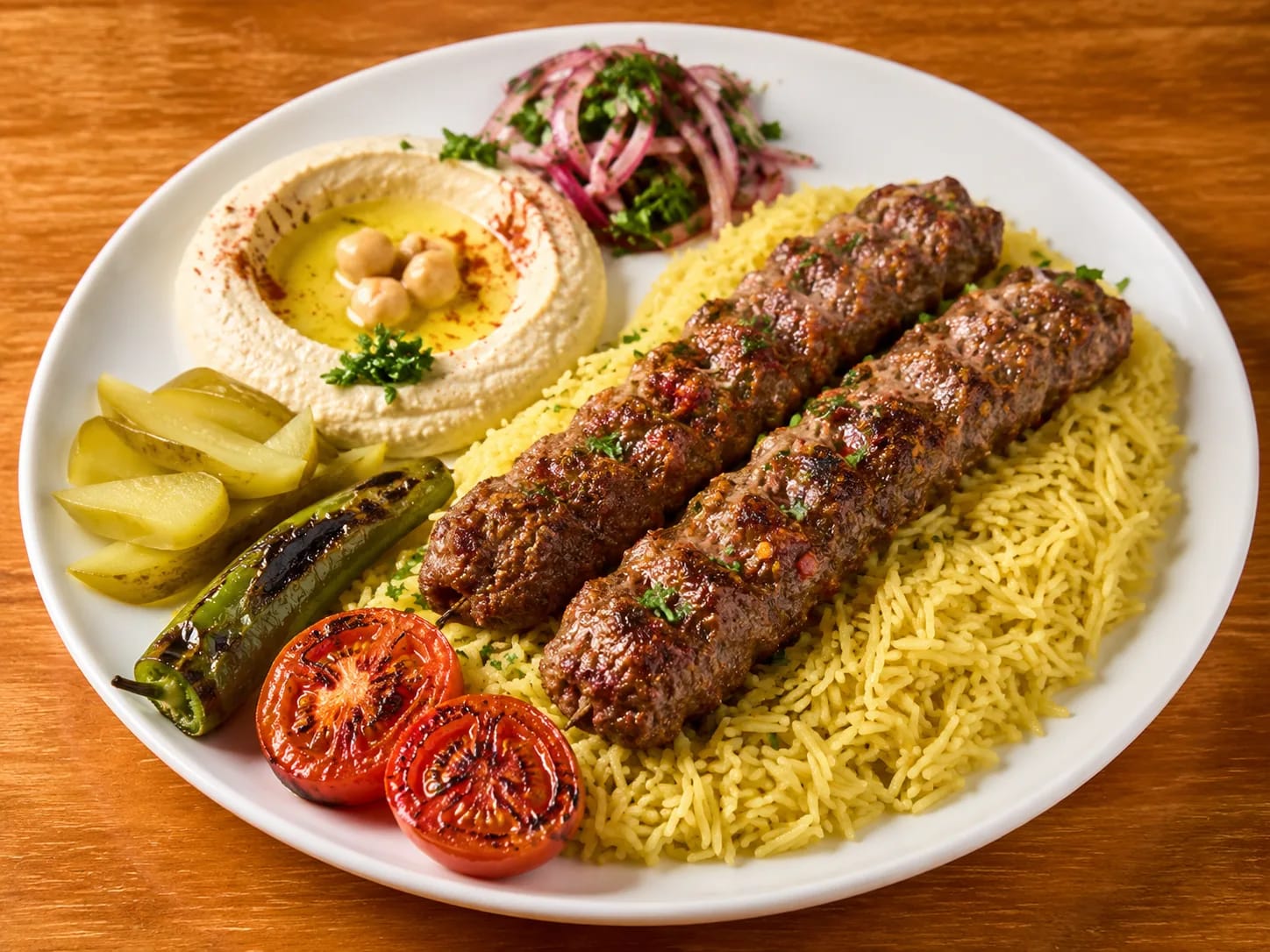 Adana Kabob Plate