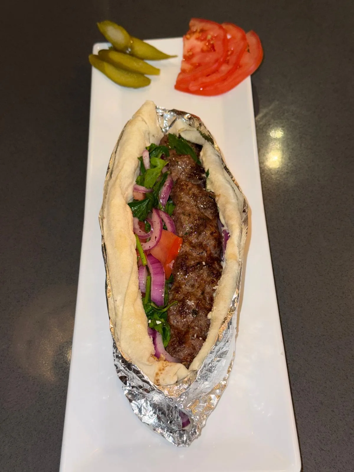 Adana Kabob Sandwich